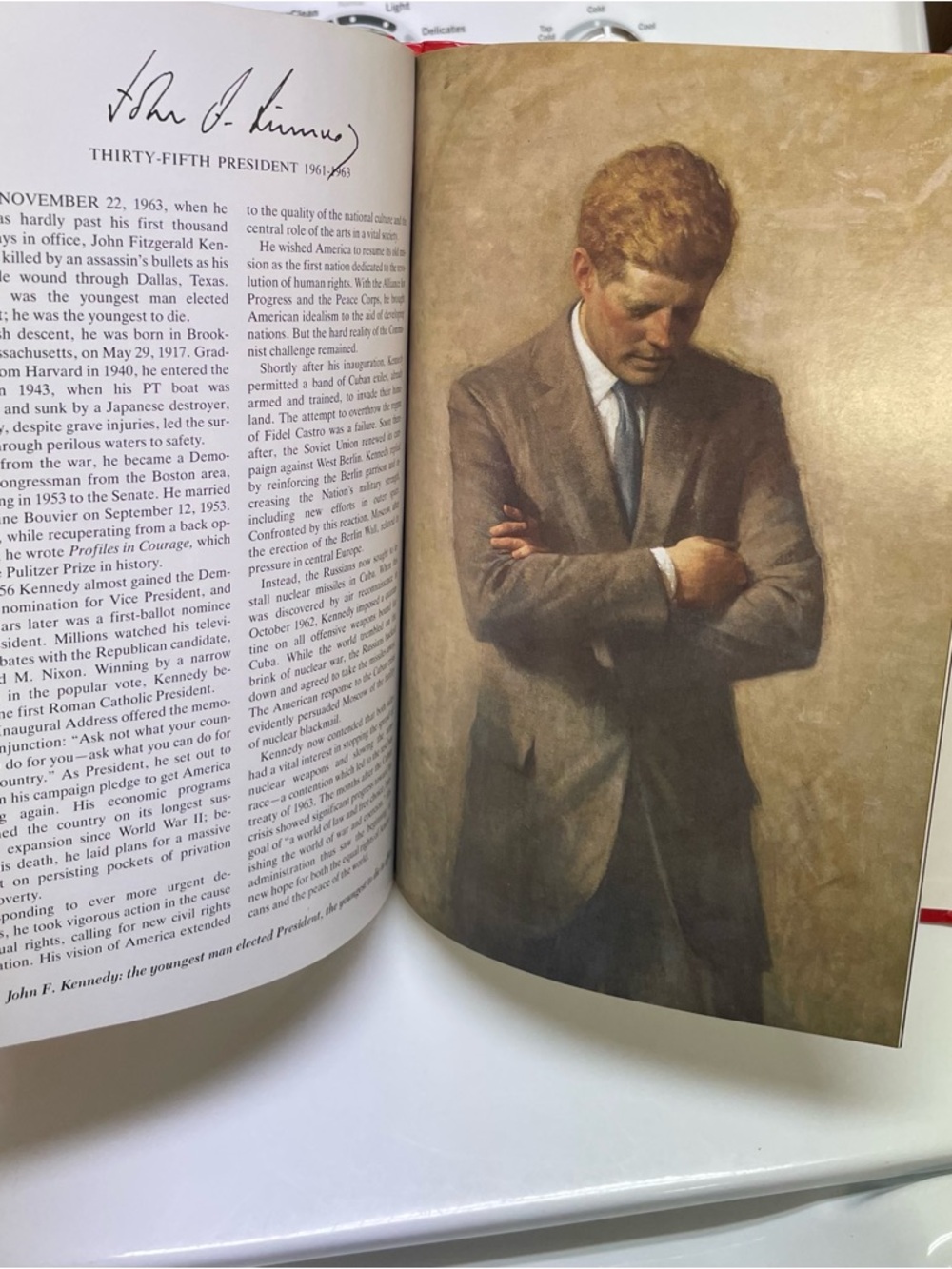 The Presidents Red Hardcover Book - Picture 6 of 8